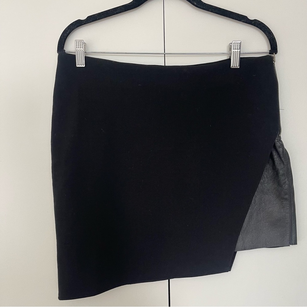 Helmut Lang Asymmetrical Mini Skirt